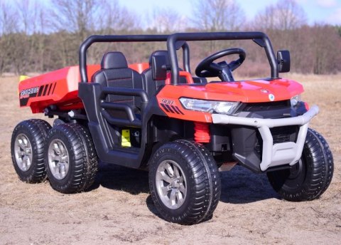 BUGGY 6 KOŁOWY DLA 2 DZIECI, ELEKTRYCZNA WYWROTKA, MIĘKKIE KOŁA, MIĘKKIE SIEDZENIE, 400 WAT/XMX623B