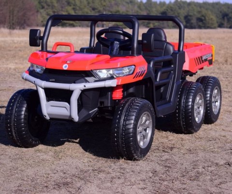 BUGGY 6 KOŁOWY DLA 2 DZIECI, ELEKTRYCZNA WYWROTKA, MIĘKKIE KOŁA, MIĘKKIE SIEDZENIE, 400 WAT/XMX623B