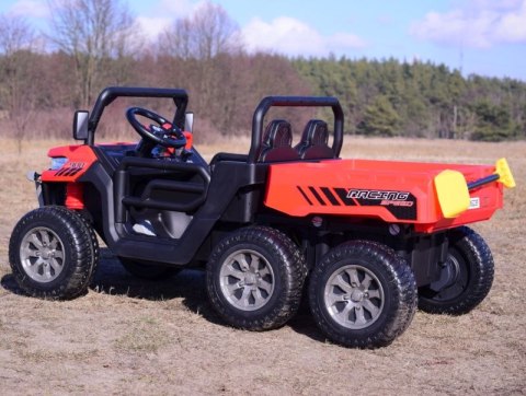 BUGGY 6 KOŁOWY DLA 2 DZIECI, ELEKTRYCZNA WYWROTKA, MIĘKKIE KOŁA, MIĘKKIE SIEDZENIE, 400 WAT/XMX623B