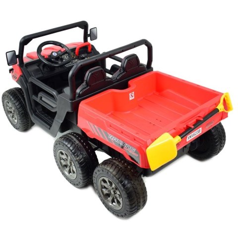 BUGGY 6 KOŁOWY DLA 2 DZIECI, ELEKTRYCZNA WYWROTKA, MIĘKKIE KOŁA, MIĘKKIE SIEDZENIE, 400 WAT/XMX623B