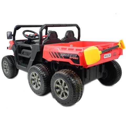 BUGGY 6 KOŁOWY DLA 2 DZIECI, ELEKTRYCZNA WYWROTKA, MIĘKKIE KOŁA, MIĘKKIE SIEDZENIE, 400 WAT/XMX623B