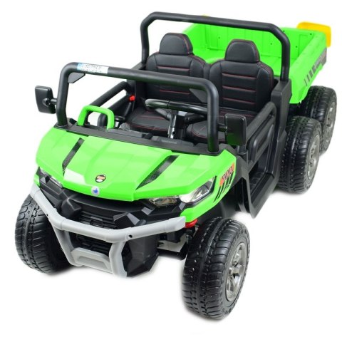 BUGGY 6 KOŁOWY DLA 2 DZIECI, ELEKTRYCZNA WYWROTKA, MIĘKKIE KOŁA, MIĘKKIE SIEDZENIE, 400 WAT/XMX623B