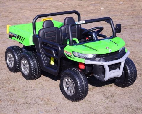 BUGGY 6 KOŁOWY DLA 2 DZIECI, ELEKTRYCZNA WYWROTKA, MIĘKKIE KOŁA, MIĘKKIE SIEDZENIE, 400 WAT/XMX623B