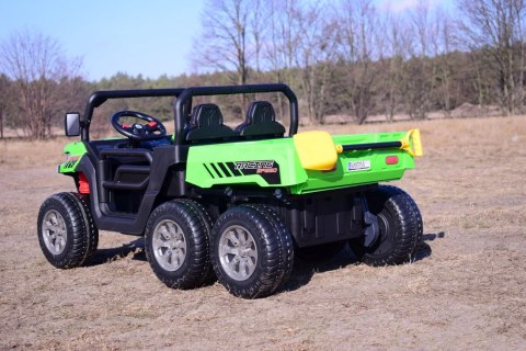 BUGGY 6 KOŁOWY DLA 2 DZIECI, ELEKTRYCZNA WYWROTKA, MIĘKKIE KOŁA, MIĘKKIE SIEDZENIE, 400 WAT/XMX623B