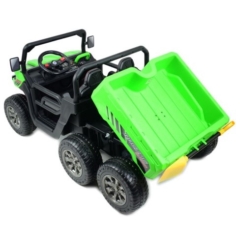 BUGGY 6 KOŁOWY DLA 2 DZIECI, ELEKTRYCZNA WYWROTKA, MIĘKKIE KOŁA, MIĘKKIE SIEDZENIE, 400 WAT/XMX623B