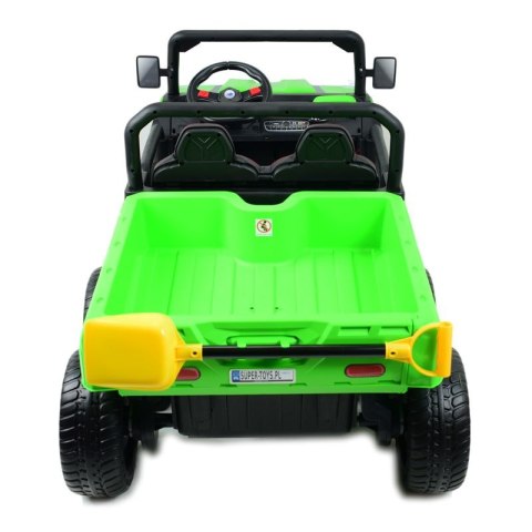 BUGGY 6 KOŁOWY DLA 2 DZIECI, ELEKTRYCZNA WYWROTKA, MIĘKKIE KOŁA, MIĘKKIE SIEDZENIE, 400 WAT/XMX623B