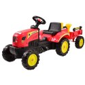 TRAKTOR NA PEDAŁY Z PRZYCZEPĄ I AKCESORIAMI/TR3001