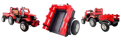 MEGA TRAKTOR LARGE Z PRZYCZEPĄ, POMPOWANE KOŁA, PILOT, FUNKCJA BUJANIA/SH6688