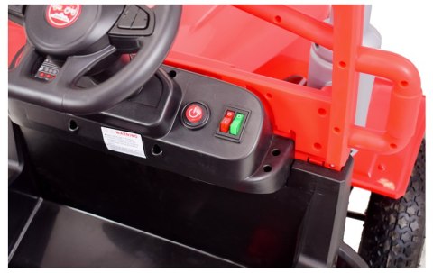 MEGA TRAKTOR LARGE Z PRZYCZEPĄ, POMPOWANE KOŁA, PILOT, FUNKCJA BUJANIA/SH6688