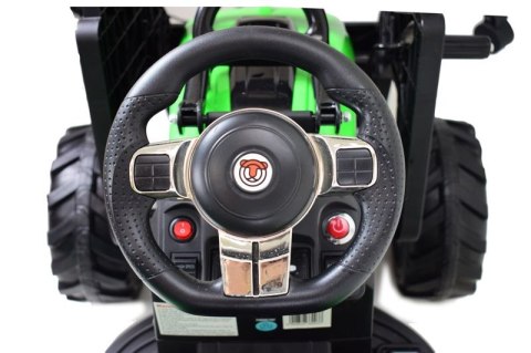 MEGA TRAKTOR Z ŁADOWARKĄ,KOPARKĄ, PRZYCZEPĄ 24 V SUPER-MOC OLBRZYMI