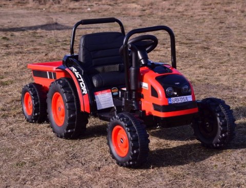 MEGA TRAKTOR Z PRZYCZEPĄ. MIĘKKIE SIEDZENIE, PILOT, RADIO FM/HL388