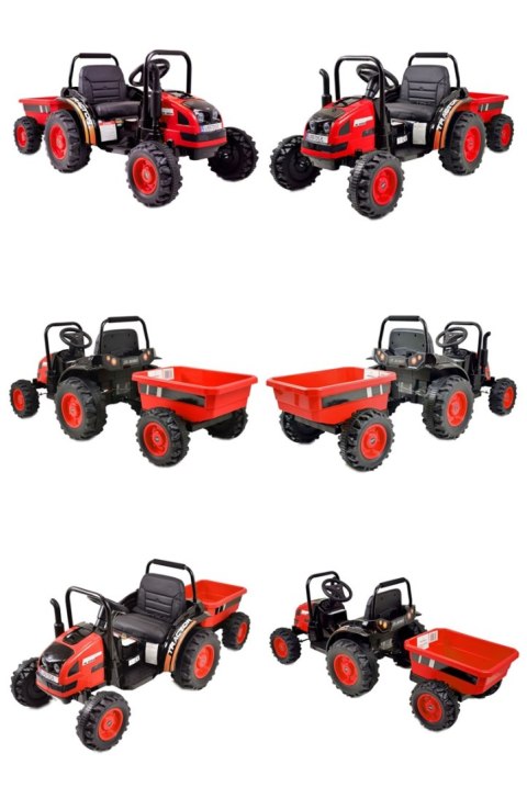 MEGA TRAKTOR Z PRZYCZEPĄ. MIĘKKIE SIEDZENIE, PILOT, RADIO FM/HL388