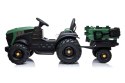 WIELKI TRAKTOR NA AKUMULATOR Z PRZYCZEPĄ, MIĘKKIE KOŁA, MIĘKKIE SIEDZENIE/BDM0925