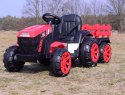 WIELKI TRAKTOR NA AKUMULATOR Z PRZYCZEPĄ "POWER 06", MIĘKKIE SIEDZENIE/WH-777