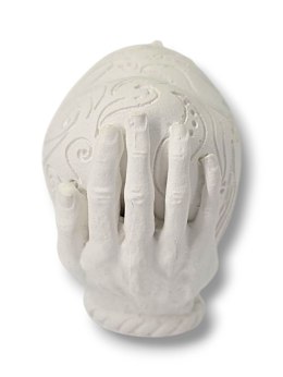 GIPSOWA FIGURKA SERCE W DŁONIACH DO MALOWANIA FARBKAMI NA ZAJĘCIA PLASTYCZNE DLA DZIECI