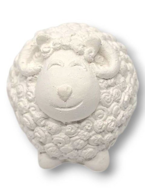 GIPSOWY BARANEK DO MALOWANIA FARBKAMI DO KOSZYKA NA ZAJĘCIA PLASTYCZNE DLA DZIECI