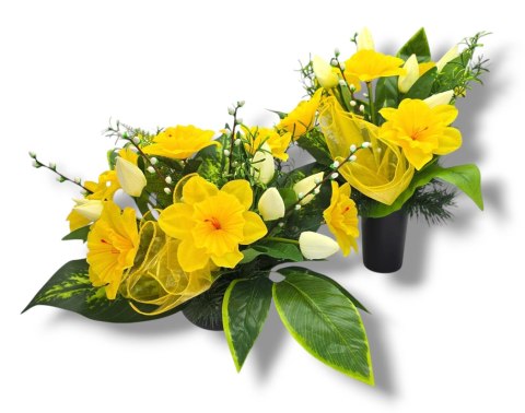 STROIK KOMPOZYCJA KWIATOWA MISA Z OBCIĄŻENIEM NA CMENTARZ GRÓB