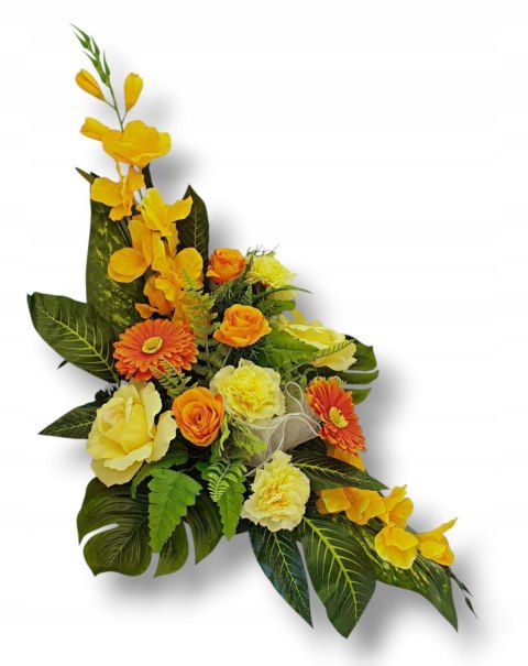 WIĄZANKA STROIK KOMPOZYCJA NA GRÓB CMENTARZ SZTUCZNE KWIATY