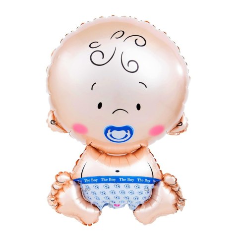 Balon foliowy bobas chłopiec 50x75cm