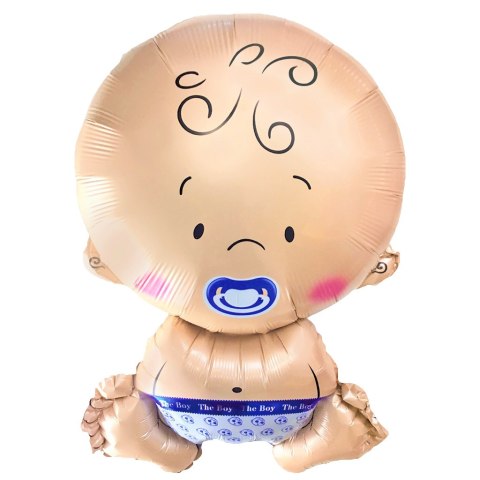 Balon foliowy bobas chłopiec 50x75cm