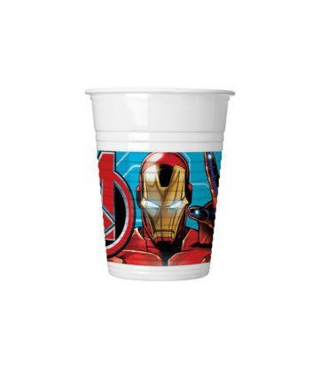 Kubeczki plastikowe Mighty Avengers- 200ml 8 szt.