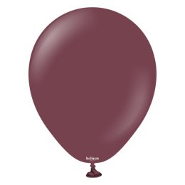 Balony lateksowe Burgundy, bordowy 45cm, 25 szt.