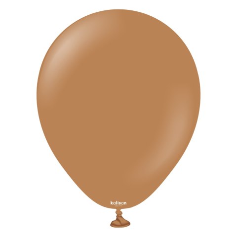 Balony lateksowe Caramel Brown, brązowe 45cm, 1 szt.