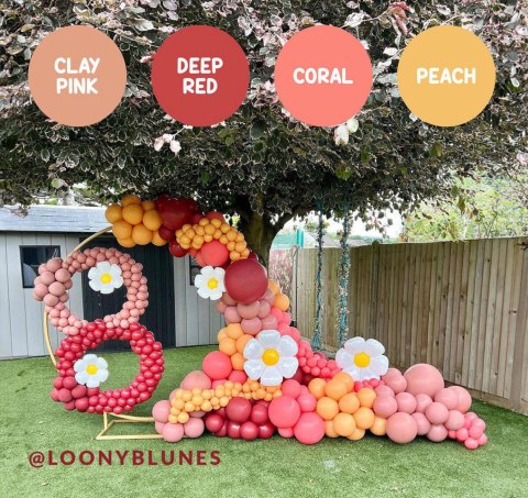 Balony lateksowe Kalisan Deep Red, czerwony 30 cm, 100 szt.