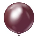 Balony lateksowe Mirror Burgundy, czerwony, 45 cm, 25 szt.
