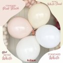 Balony lateksowe White, białe 45cm, 1 szt.