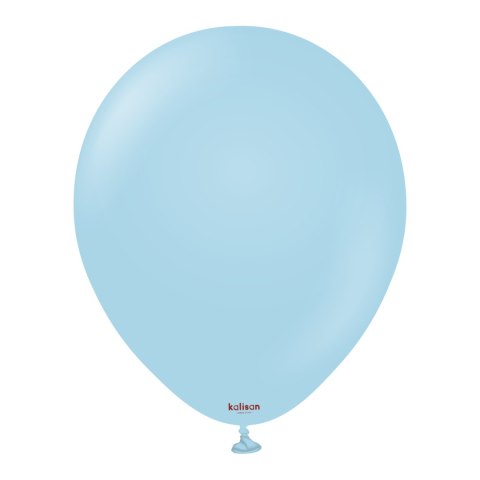 Balony lateksowe Macaron Blue, niebieski, 45 cm, 1 szt.