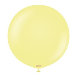 Balony lateksowe Macaron Yellow, żółty, 45 cm, 1 szt.