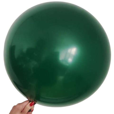Balony lateksowe Zielone, Decorator Crystal Festive Green, 61cm, 4 szt.