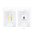 Baner DIY 16x12 cm - literka H