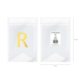 Baner DIY 16x12 cm - literka R