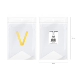 Baner DIY 16x12 cm - literka V