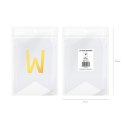 Baner DIY 16x12 cm - literka W