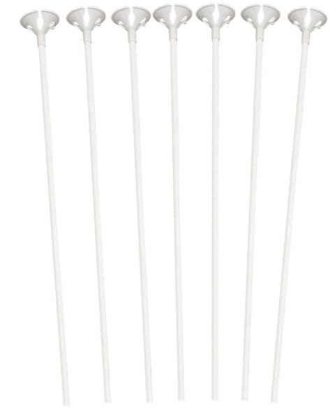 EKO patyczki do balonów, papierowe, 35cm, 100 szt.
