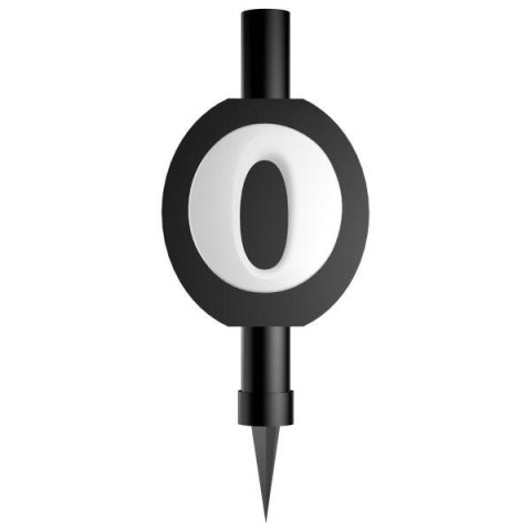 Fontanna do tortu, z cyfrą 0, 12cm