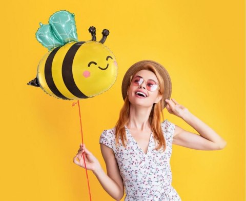 Balon foliowy Pszczoła, 50x54cm