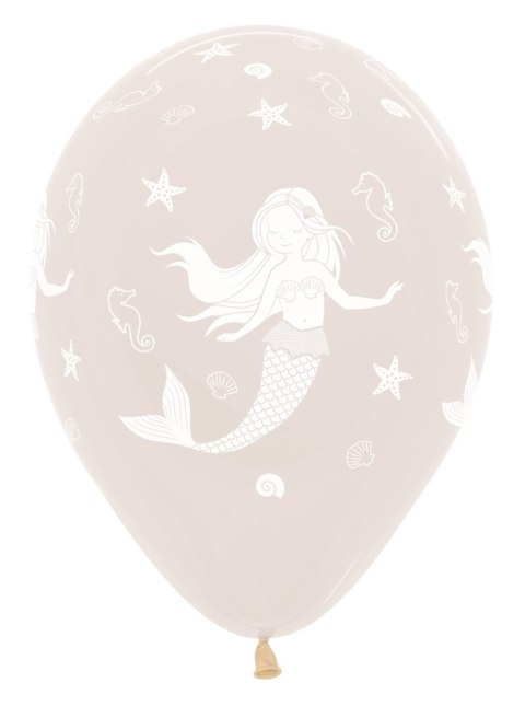 Balony Lateksowe Syrenka Sempertex, 30cm, 25 szt.