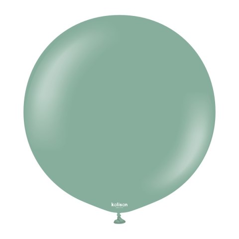 Balony lateksowe Kalisan Retro Sage, zielone, 60cm, 2szt.