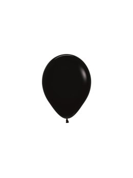 Balony lateksowe Sempertex, Black, 12cm, 50szt.