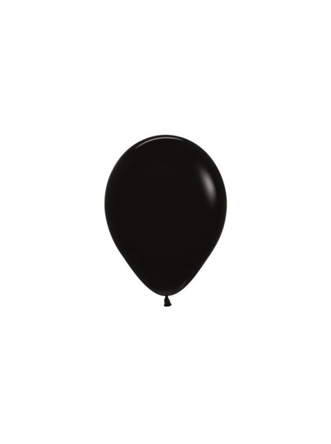 Balony lateksowe Sempertex, Black, 12cm, 50szt.