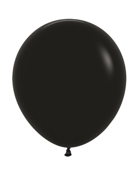 Balony lateksowe Sempertex, Black, 45cm, 1szt.