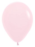 Balony lateksowe Sempertex, Pastel Matte Pink jasnoróżowy 30cm, 50szt.