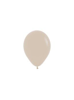 Balony lateksowe Sempertex White Sand, beżowe 12cm, 50szt.