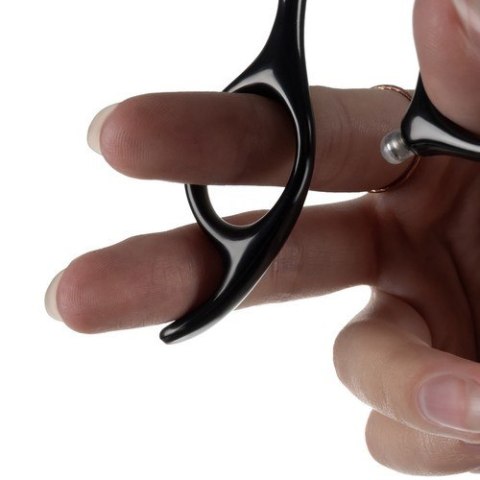 Nożyczki Czarne, Stalowe ostrze, 17cm