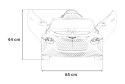 Autko Bentley Bacalar na akumulator dla dzieci +3, Czarny