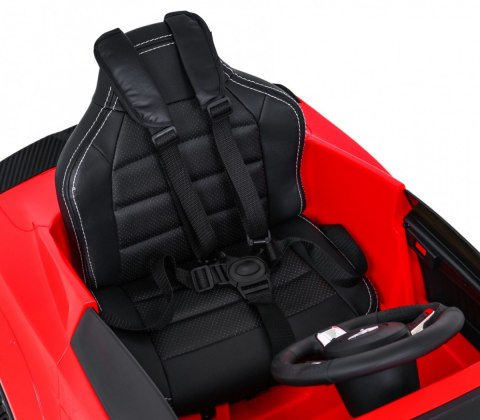 Autko Ford Mustang GT na akumulator dla dzieci Czerwony